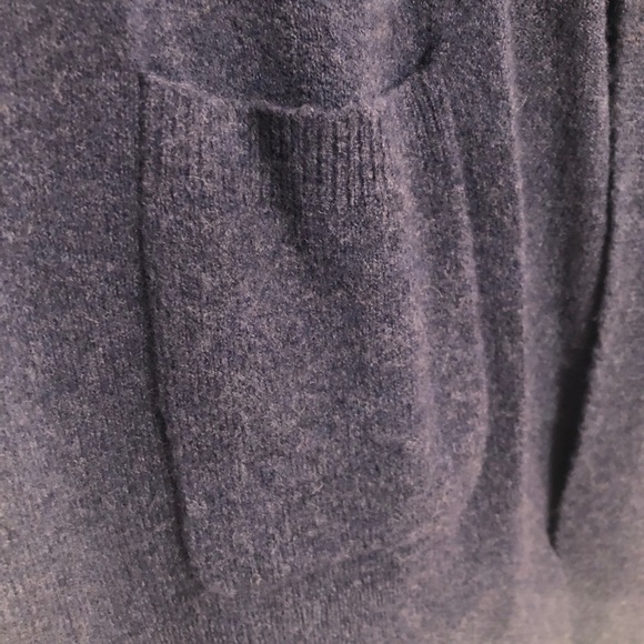 Madewell Wool Blend Dark Blue Long Cardigan - Picture 4 of 6